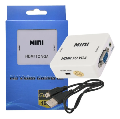 Imagen de Cable Conversor Hdmi A Vga Video Audio